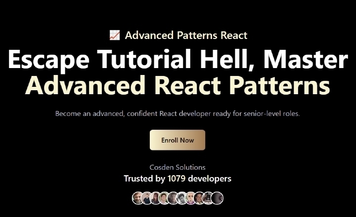 Advanced React Patterns — Online Course by Cosden Solutions