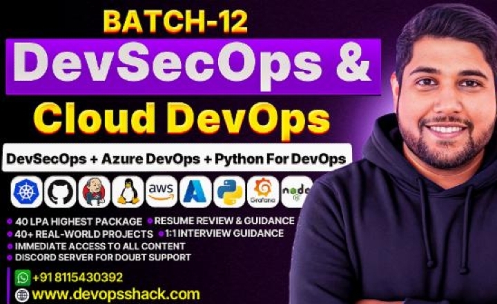 Batch-12 | DevSecOps & Cloud DevOps | Recorded by Aditya Jaiswal