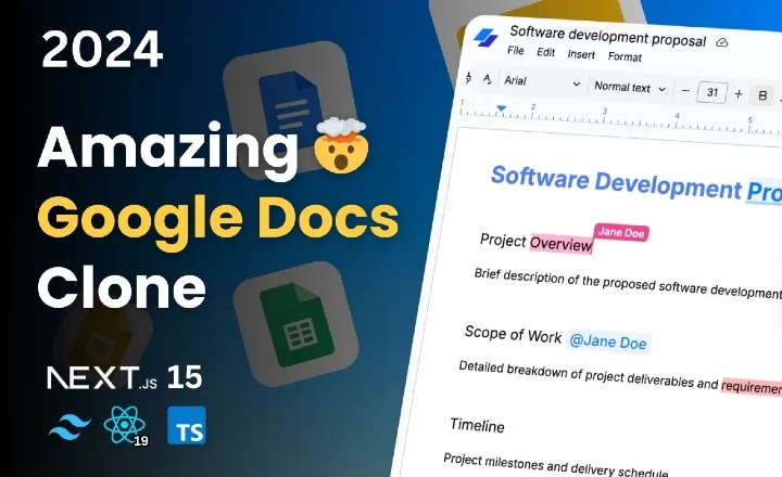 Build a Google Docs Clone — Watch Free Online | CourseFlix