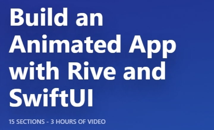 Build an Animated App with Rive and SwiftUI by DesignCode (Meng To)