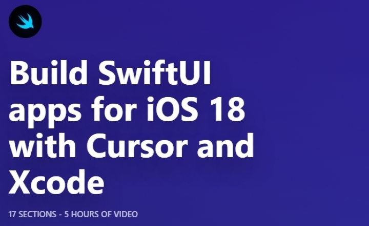 Build SwiftUI apps for iOS 18 with Cursor and Xcode by DesignCode (Meng To)