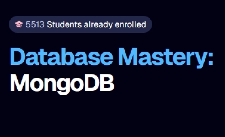 Database Mastery: MongoDB by Adrian Hajdin & JavaScript Mastery