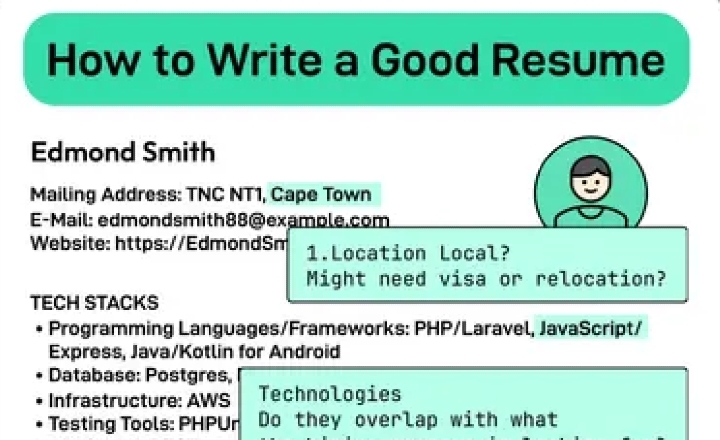 How to Write a Good Resume