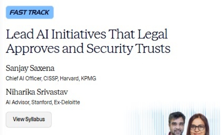 Lead AI Initiatives That Legal Approves and Security Trusts