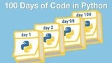 #100DaysOfCode with Python course