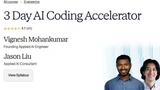 3 Day AI Coding Accelerator thumbnail