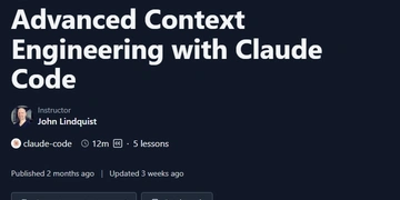 Advanced Context Engineering with Claude Code thumbnail