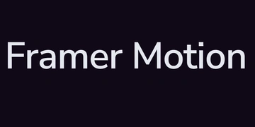Animating the web with Framer Motion thumbnail
