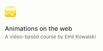 Animations on the web