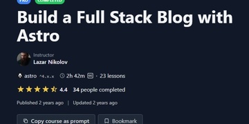 Build a Full Stack Blog with Astro