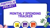 Build a Monthly Spending Tracker with HTML, JavaScript and CSS