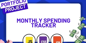 Build a Monthly Spending Tracker with HTML, JavaScript and CSS thumbnail