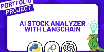 Build an AI Stock Analyzer using ChatGPT, Python and LangChain thumbnail