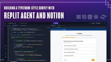 Building a Typeform-Style Survey with Replit Agent and Notion