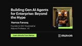 Building Gen AI Agents for Enterprise: Leadership and Product Manager Edition