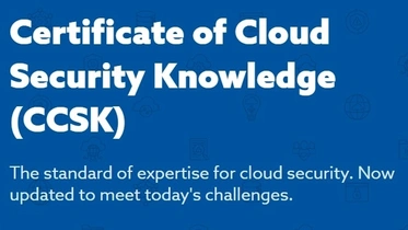 Certificate of Cloud Security Knowledge (CCSK) thumbnail