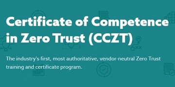 Certificate of Competence in Zero Trust (CCZT) thumbnail