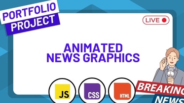 Create Animated Breaking News Graphics with HTML, CSS and JavaScript
