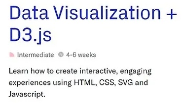 Data Visualization + D3.js