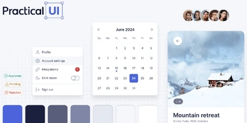 Figma design system - Figma UI kit and style variables thumbnail
