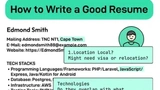 How to Write a Good Resume thumbnail