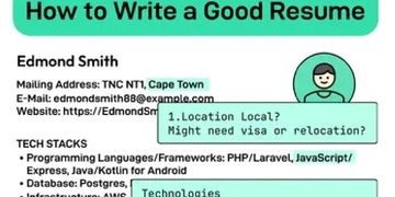 How to Write a Good Resume