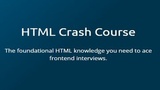 HTML Crash Course HTML Crash Course