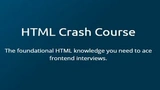 HTML Crash Course