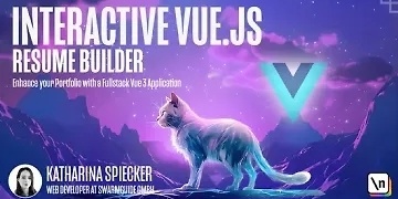 Interactive Vue.js Resume Builder
