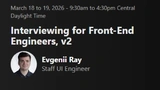 Interviewing for Front-End Engineers, v2 thumbnail