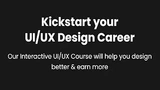 Kickstart your UI/UX Design Career / DesignCourse UI/UX