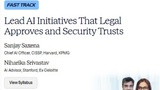 Lead AI Initiatives That Legal Approves and Security Trusts