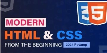 Modern HTML & CSS From The Beginning Course thumbnail