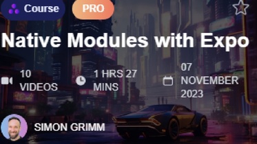 Native Modules with Expo