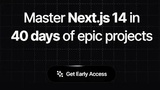 Next40. Master Next.js 14 in 40 days of epic projects Next40. Master Next.js 14 in 40 days of epic projects