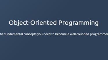Object-Oriented Programming