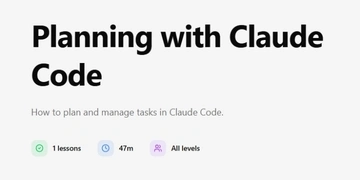 Planning with Claude Code thumbnail