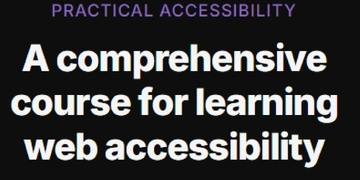 Practical Accessibility - Practical Accessibility for web designers and developers thumbnail