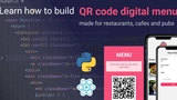 Python/Django + React QR Digital Menu Builder