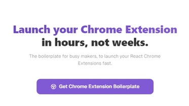 React Chrome Extension boilerplate | Shipped