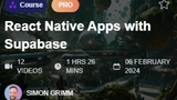 React Native Apps with Supabase