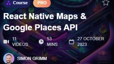 React Native Maps & Google Places API