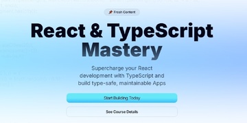 React & TypeScript Mastery