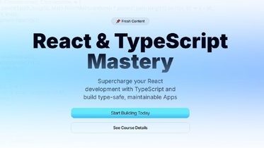 React & TypeScript Mastery