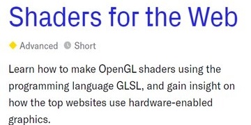Shaders for the Web