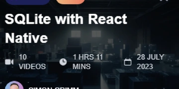 SQLite with React Native thumbnail
