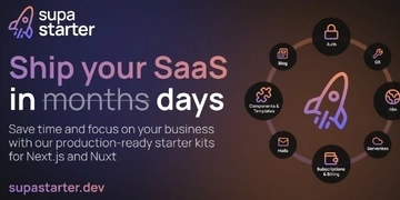 supastarter - SaaS starter kit for Next.js & Nuxt thumbnail