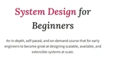 System Design for Beginners thumbnail System Design for Beginners thumbnail