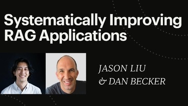 Systematically Improving RAG Applications - Bonus Content