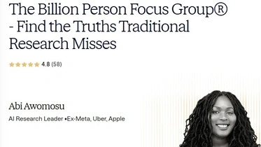 The Billion Person Focus Group® - Find the Truths Traditional Research Misses thumbnail